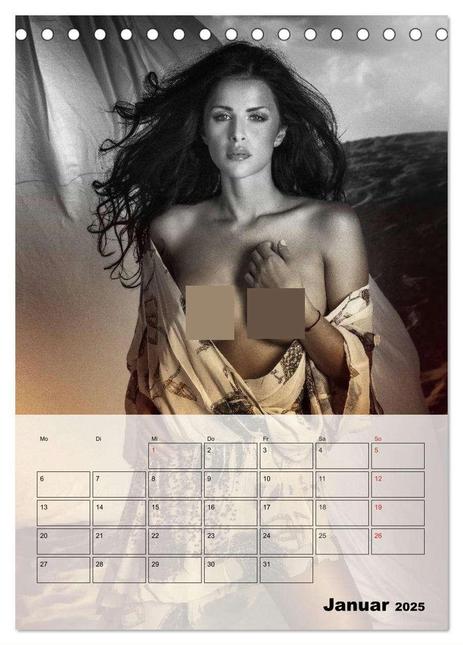 Bild: 9783457017784 | Erotik. Sinnliche Faszination (Tischkalender 2025 DIN A5 hoch),...