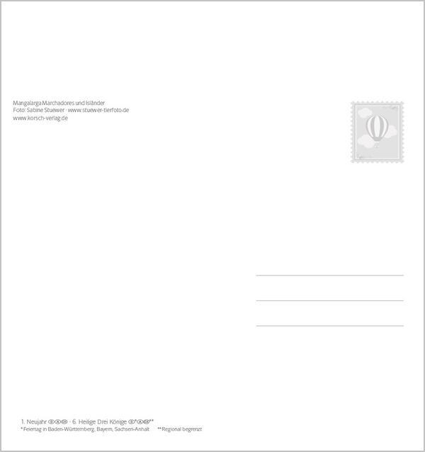 Bild: 9783731876731 | Traumpferde 2025 | aufstellbarer Postkartenkalender | Verlag Korsch