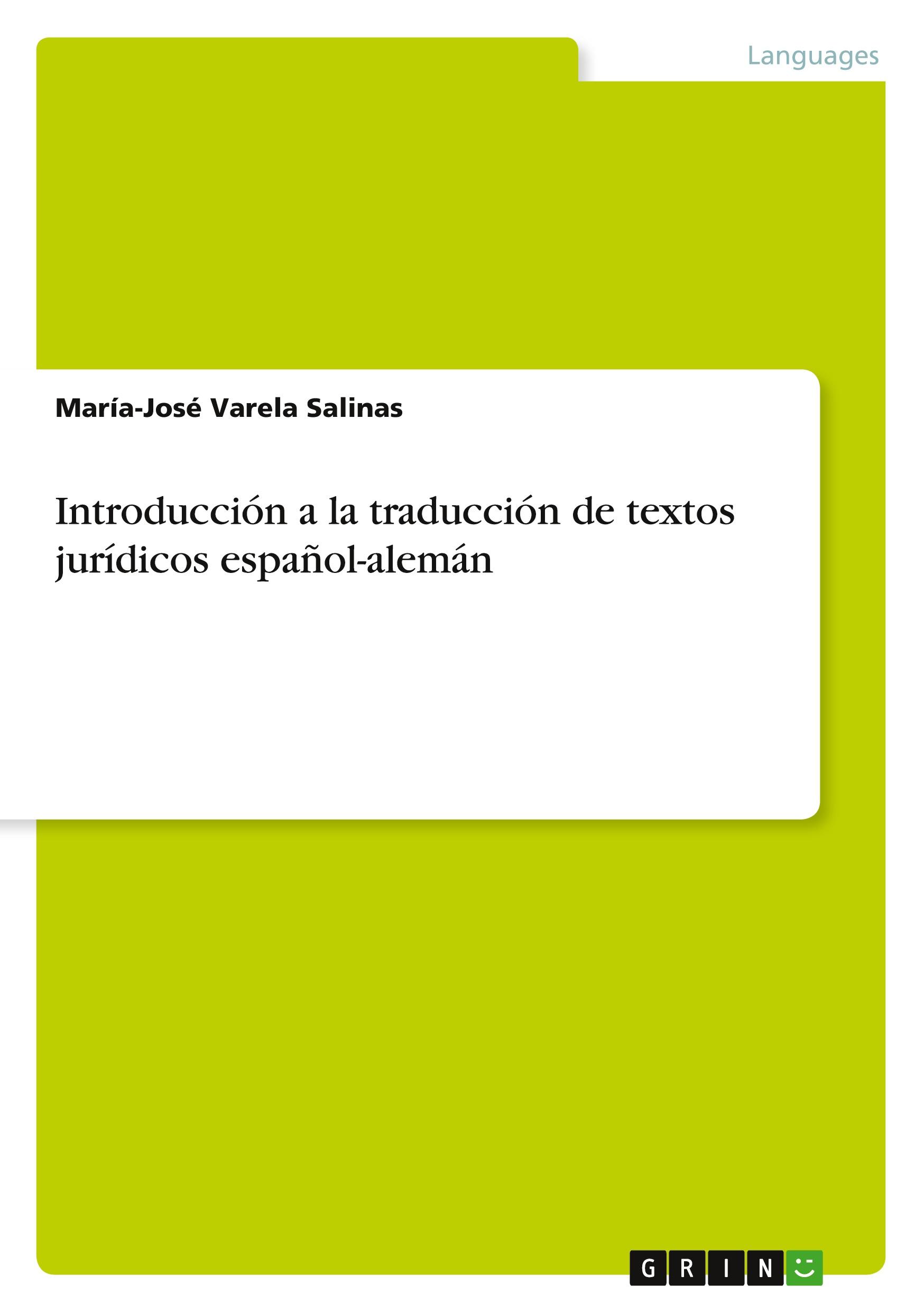 Cover: 9783656350187 | Introducción a la traducción de textos jurídicos español-alemán | Buch