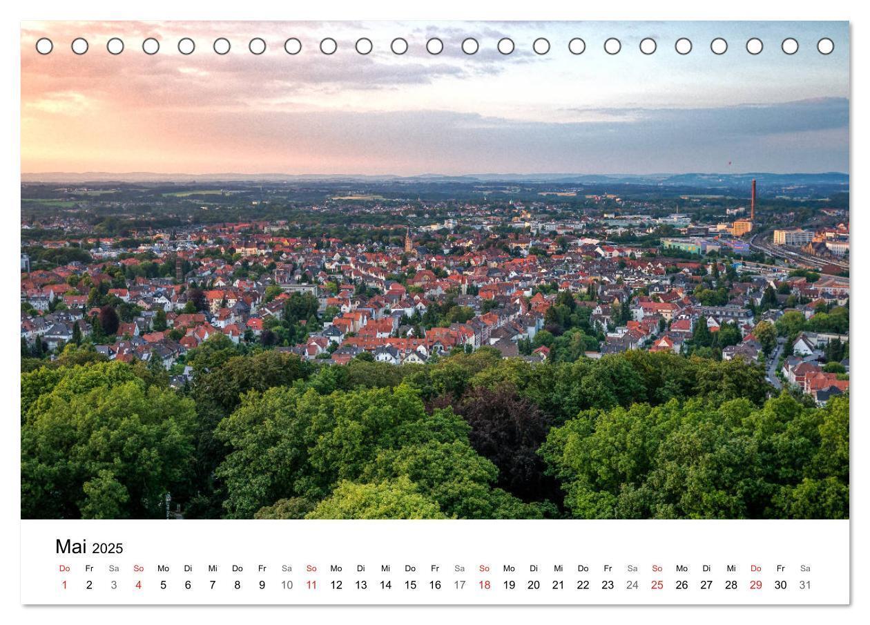 Bild: 9783435450442 | BIELEFELD aus der Vogelperspektive (Tischkalender 2025 DIN A5...