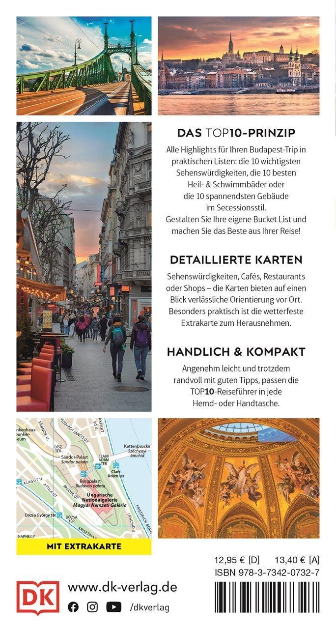 Rückseite: 9783734207327 | TOP10 Reiseführer Budapest | Taschenbuch | Top 10-Reiseführer | 128 S.