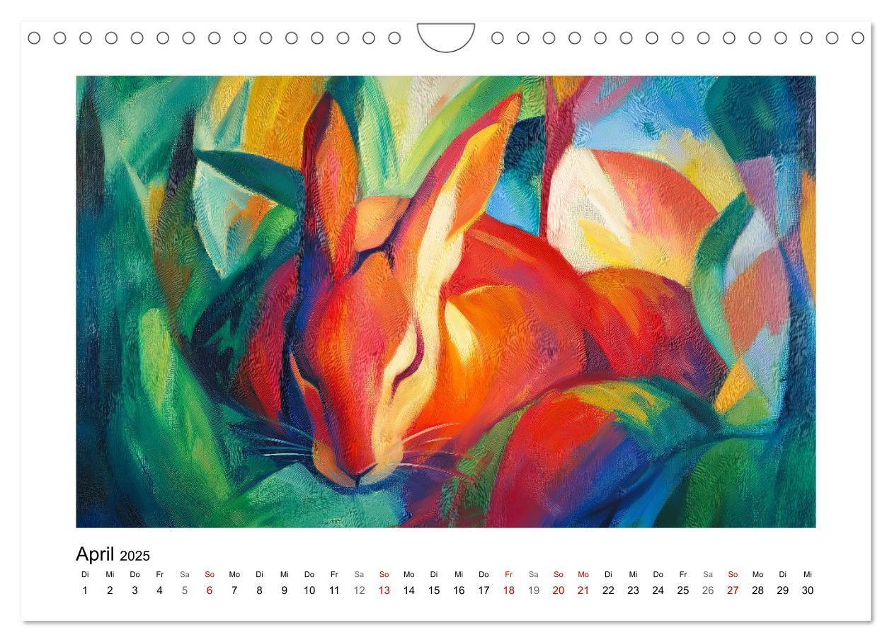 Bild: 9783457238103 | Expressionistisch durchs Jahr (Wandkalender 2025 DIN A4 quer),...