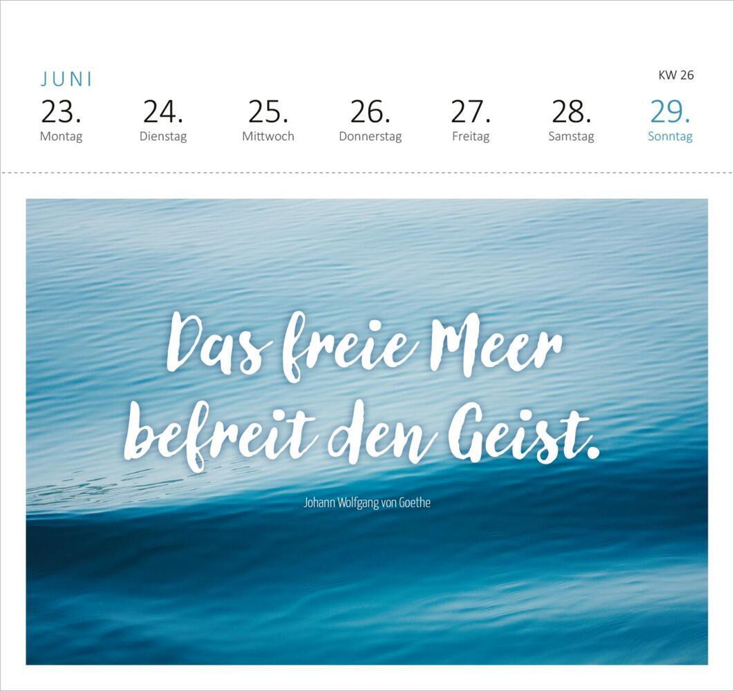 Bild: 4014489132813 | Postkartenkalender Sehnsucht nach Meer 2025 | Kalender | 108 S. | 2025