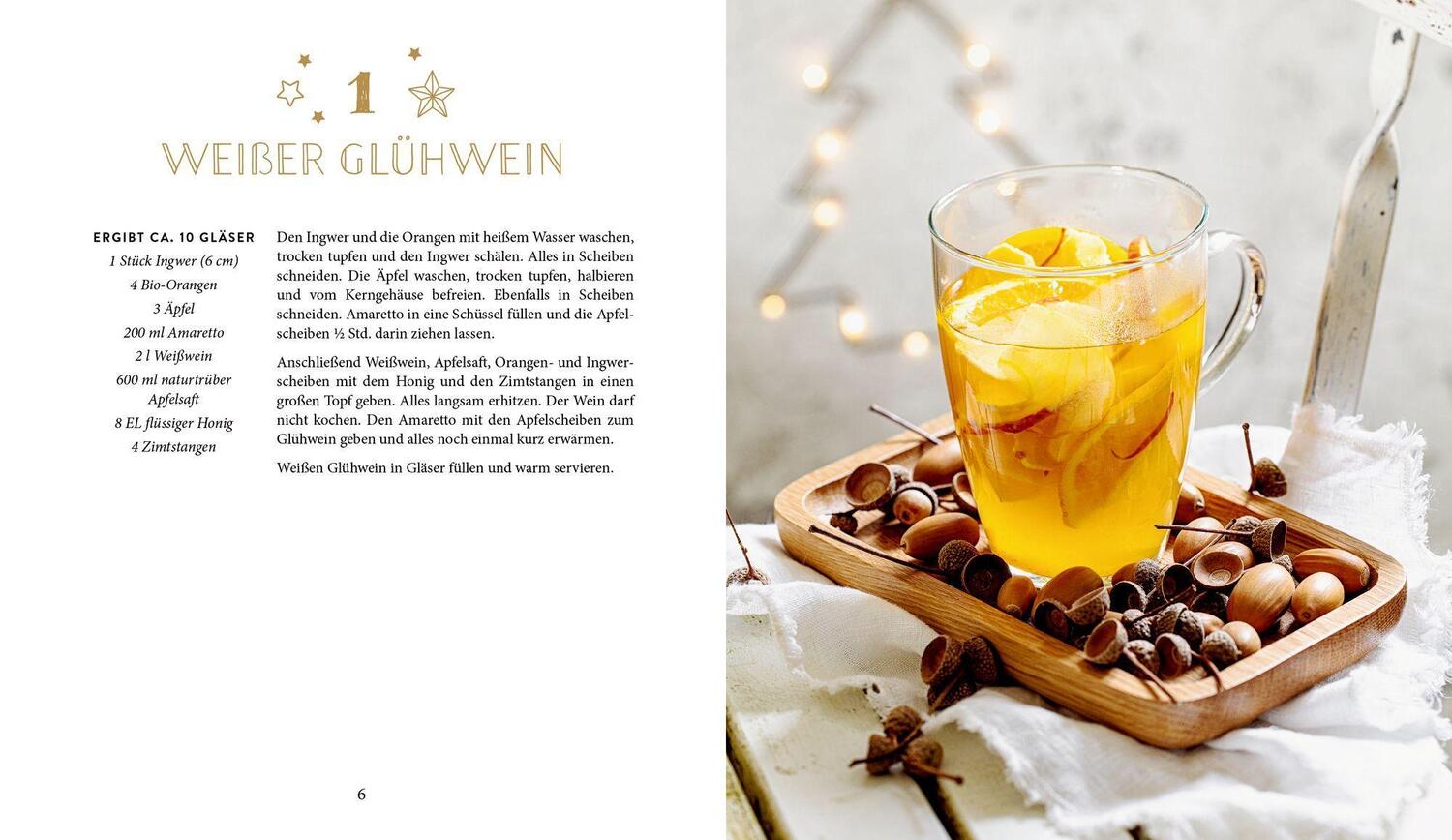 Bild: 9783756710041 | 24 Drinks bis Weihnachten | Ein kulinarischer Adventskalender | 64 S.