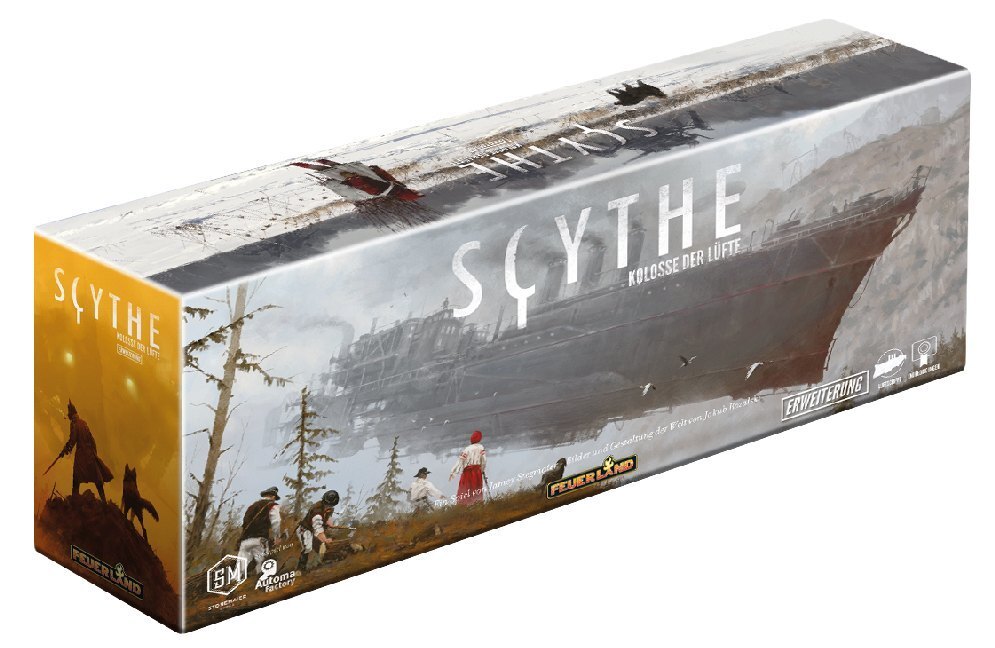 Bild: 706949635395 | Scythe: Kolosse der Lüfte (Spiel-Zubehör) | 2. Erweiterung zu "Scythe"