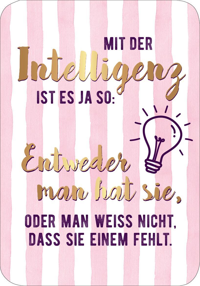 Bild: 9783845862804 | Einer von uns beiden ist blöder als ich. | 50 herrlich böse Sprüche