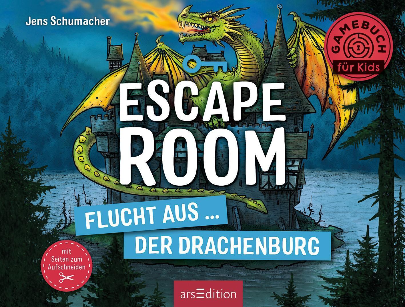 Bild: 9783845846484 | Escape Room - Flucht aus der Drachenburg | Mit Seiten zum Aufschneiden