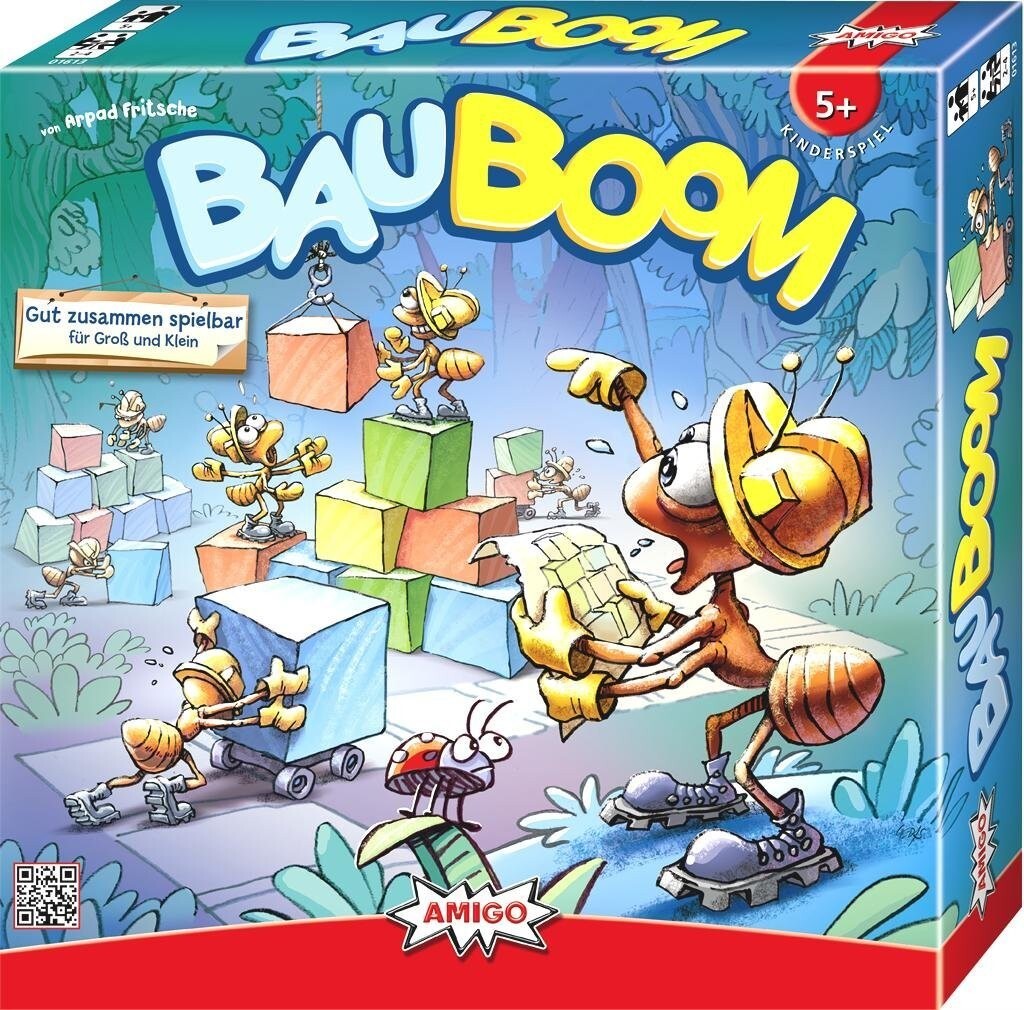 Cover: 4007396016130 | Bauboom | Spieleranzahl: 2-4, Spieldauer (Min.): 25, Kinderspiel