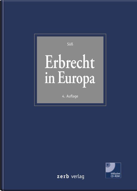 Cover: 9783956610905 | Erbrecht in Europa, m. CD-ROM | Rembert Süß | Buch | 1712 S. | Deutsch