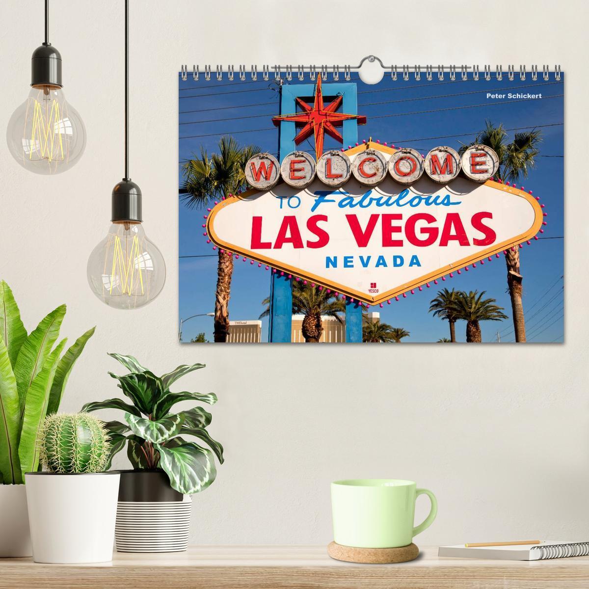 Bild: 9783435719938 | Las Vegas (Wandkalender 2025 DIN A4 quer), CALVENDO Monatskalender