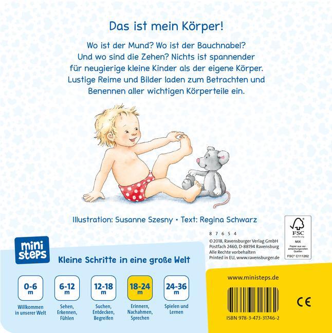 Bild: 9783473317462 | ministeps: Augen, Bauch und Hände | Regina Schwarz | Buch | 24 S.