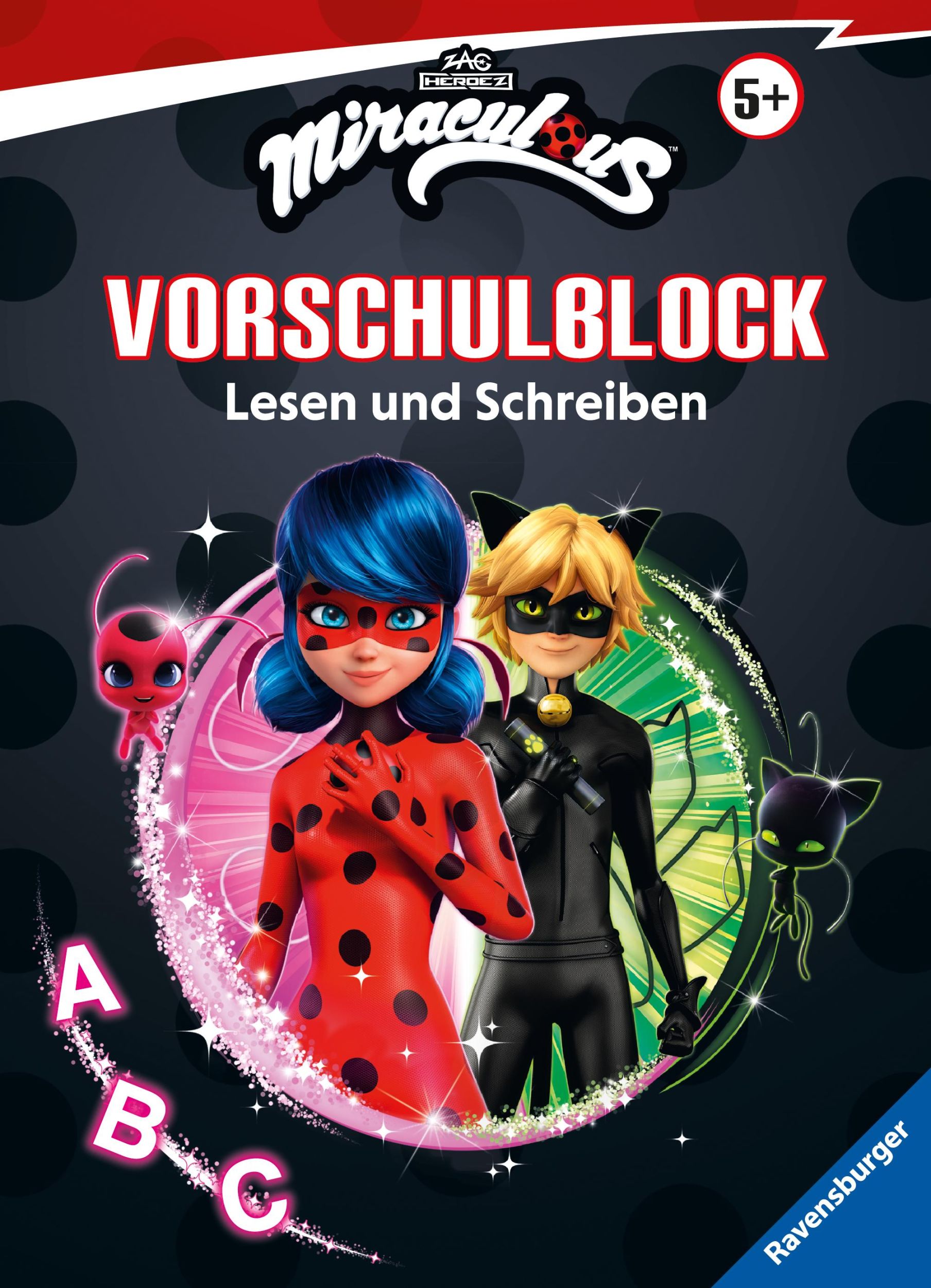 Cover: 9783473498277 | Miraculous Mein Vorschulblock Lesen und Schreiben - Konzentration,...