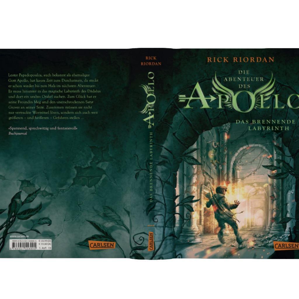 Bild: 9783551556905 | Die Abenteuer des Apollo 3: Das brennende Labyrinth | Rick Riordan