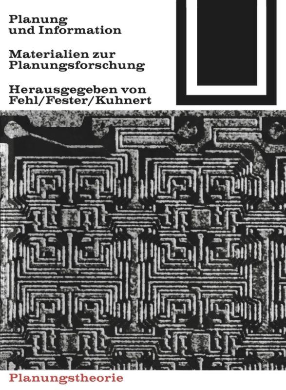 Cover: 9783035600308 | Planung und Information | Gerhard Fehl (u. a.) | Taschenbuch | Deutsch