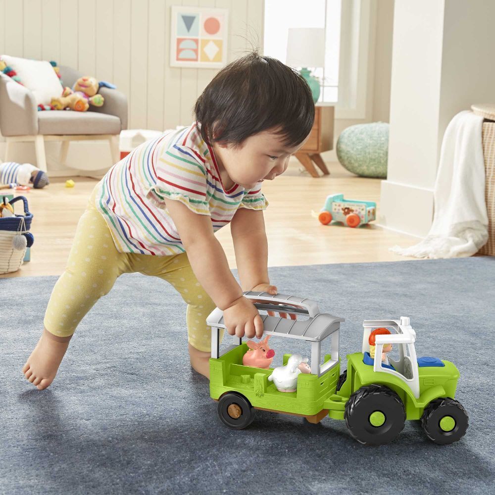 Bild: 194735091348 | Fisher-Price Little People Traktor Spielzeug mit Figuren | Stück