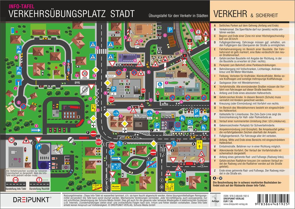 Bild: 9783864481932 | Info-Tafel-Set Verkehrsübungsplatz | Michael Schulze | 6 S. | Deutsch