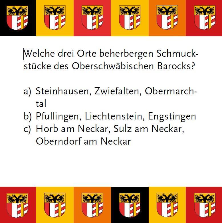 Bild: 4250364119221 | Schwaben-Quiz (Neuauflage) | 66 unterhaltsame Fragen rund um Schwaben