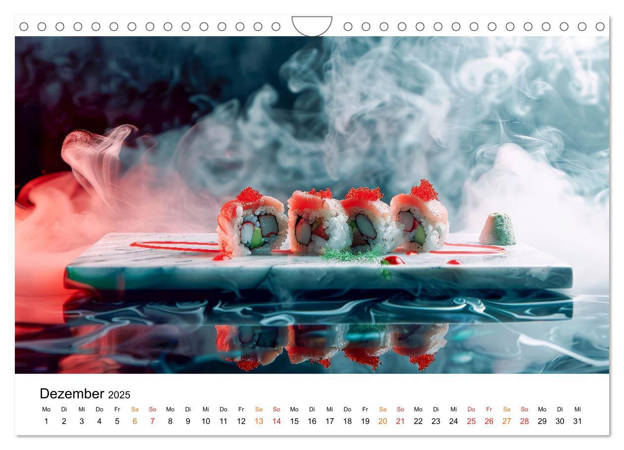 Bild: 9783457129296 | Sushi für Gourmets (Wandkalender 2025 DIN A4 quer), CALVENDO...