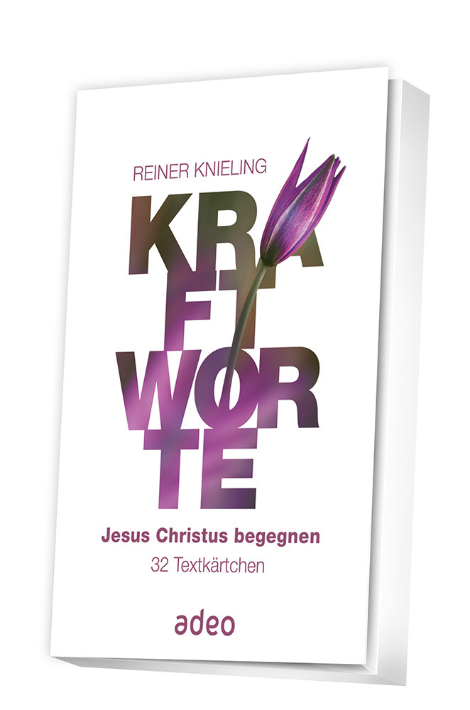 Cover: 4250454740175 | Kraftworte - Jesus Christus begegnen | 32 Textkärtchen | Knieling