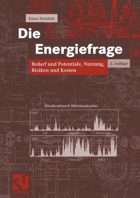 Cover: 9783528131067 | Die Energiefrage | Bedarf und Potentiale, Nutzung, Risiken und Kosten