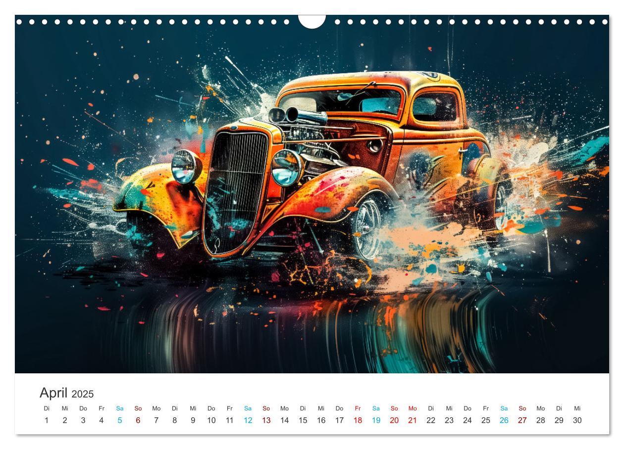 Bild: 9783383806995 | Hot Road - Oldtimer durch eine KI im neuen Gewand (Wandkalender...