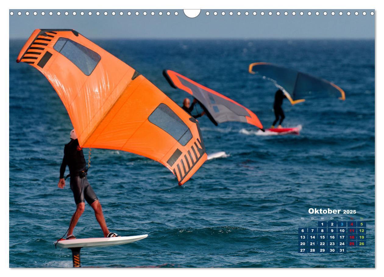 Bild: 9783457209646 | Wingfoilen - fliegen über das Wasser (Wandkalender 2025 DIN A3...