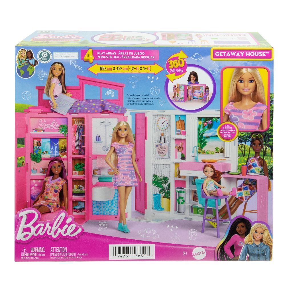 Cover: 194735178308 | Barbie Getaway House Doll and Playset | Stück | Karton | HRJ77 | 2024