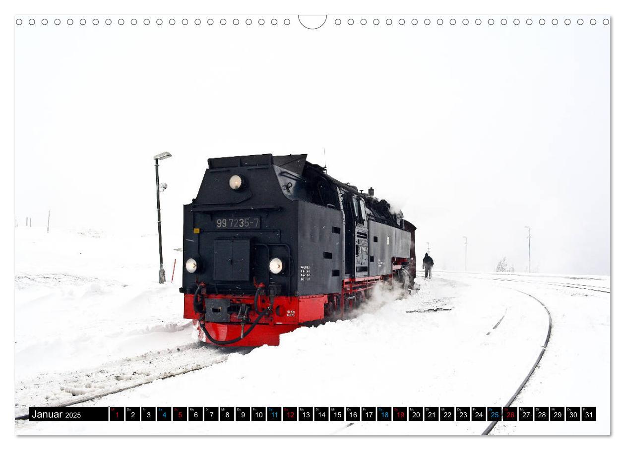 Bild: 9783435352678 | Dampf am Brocken - Die Harzquerbahn (Wandkalender 2025 DIN A3...