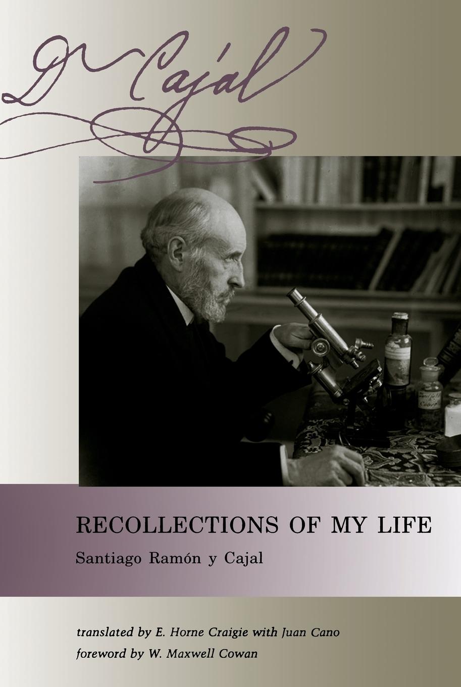 Cover: 9780262680608 | Recollections of My Life | Santiago Ramon Y Cajal | Taschenbuch | 1989