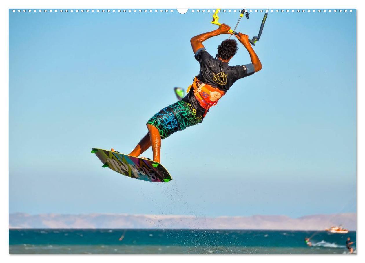 Bild: 9783435726820 | Kitesurfen - über den Wellen (Wandkalender 2025 DIN A2 quer),...