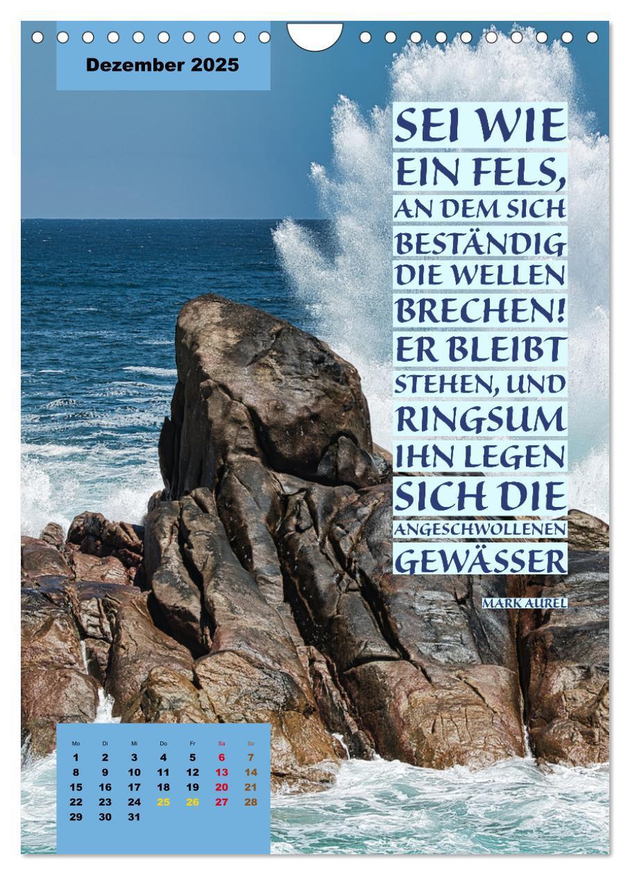 Bild: 9783435882434 | Verrückt nach MEER - Wellen - Strand - Zitate (Wandkalender 2025...