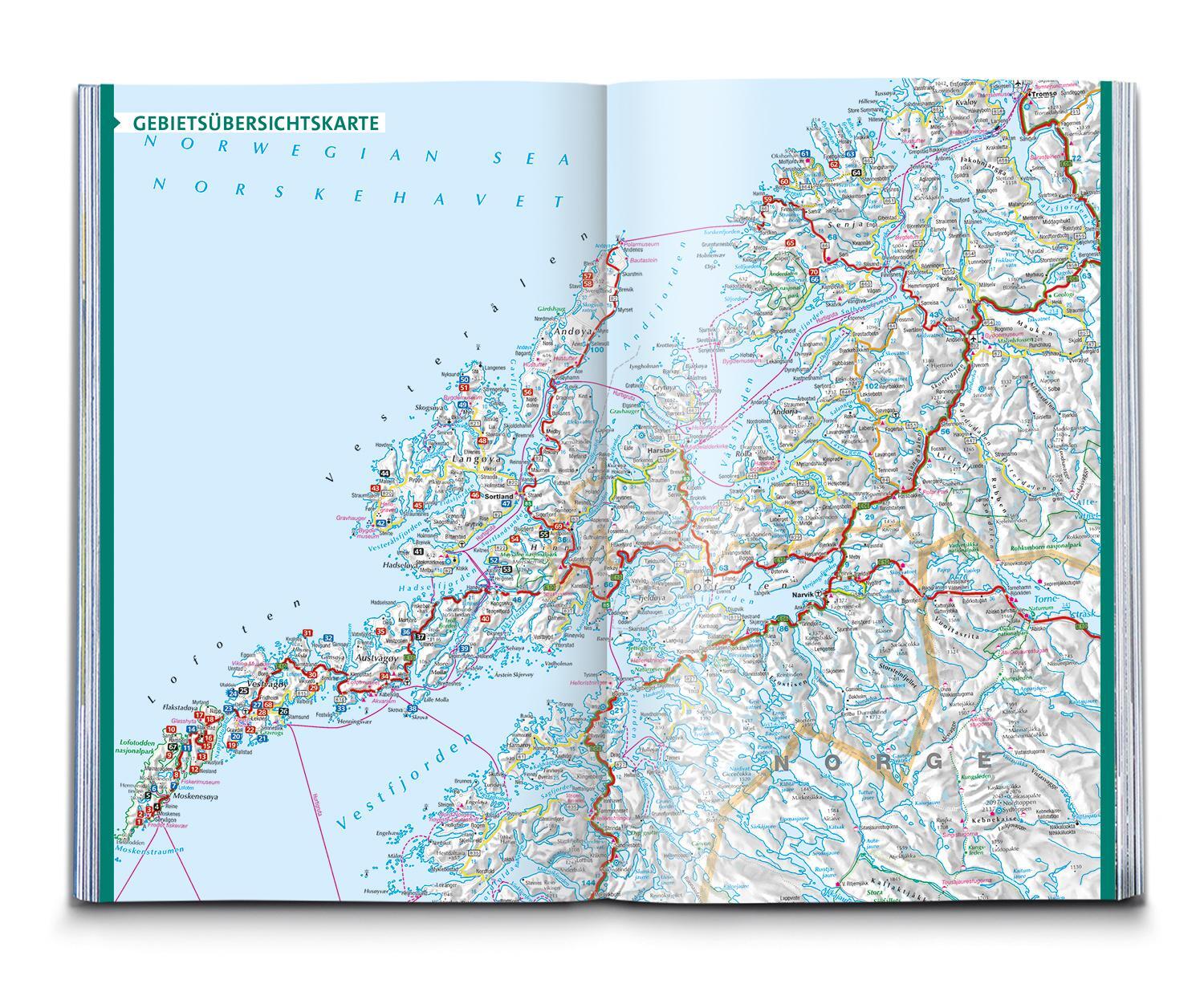 Bild: 9783991214816 | KOMPASS Wanderführer Lofoten, Vesterålen und Senja, 70 Touren | Diehl