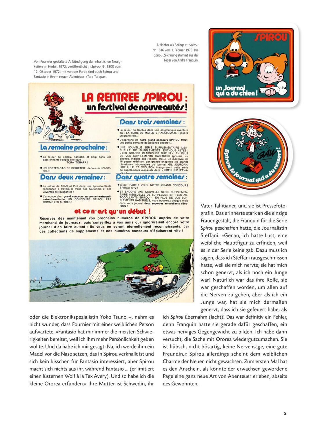 Bild: 9783551716309 | Spirou und Fantasio Gesamtausgabe 10: 1972-1975 | Jean-Claude Fournier