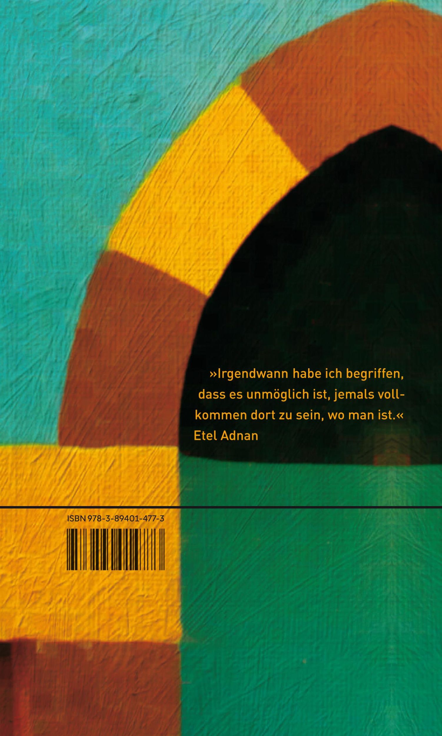 Rückseite: 9783894014773 | Von Frauen und Städten | Etel Adnan | Buch | 126 S. | Deutsch | 2006