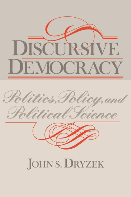 Cover: 9780521478274 | Discursive Democracy | Politics, Policy, and Political Science | Buch