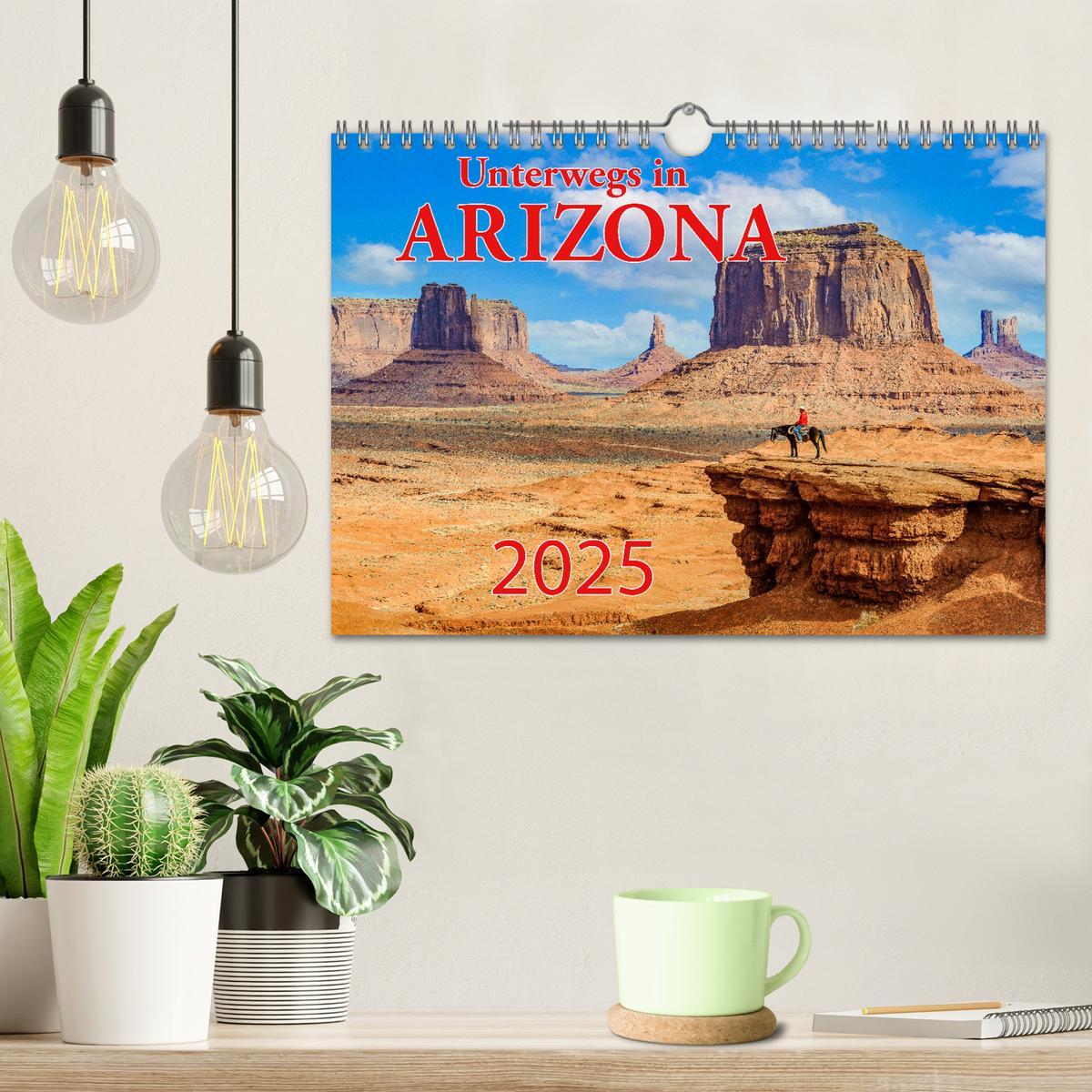 Bild: 9783383796579 | Unterwegs in ARIZONA (Wandkalender 2025 DIN A4 quer), CALVENDO...