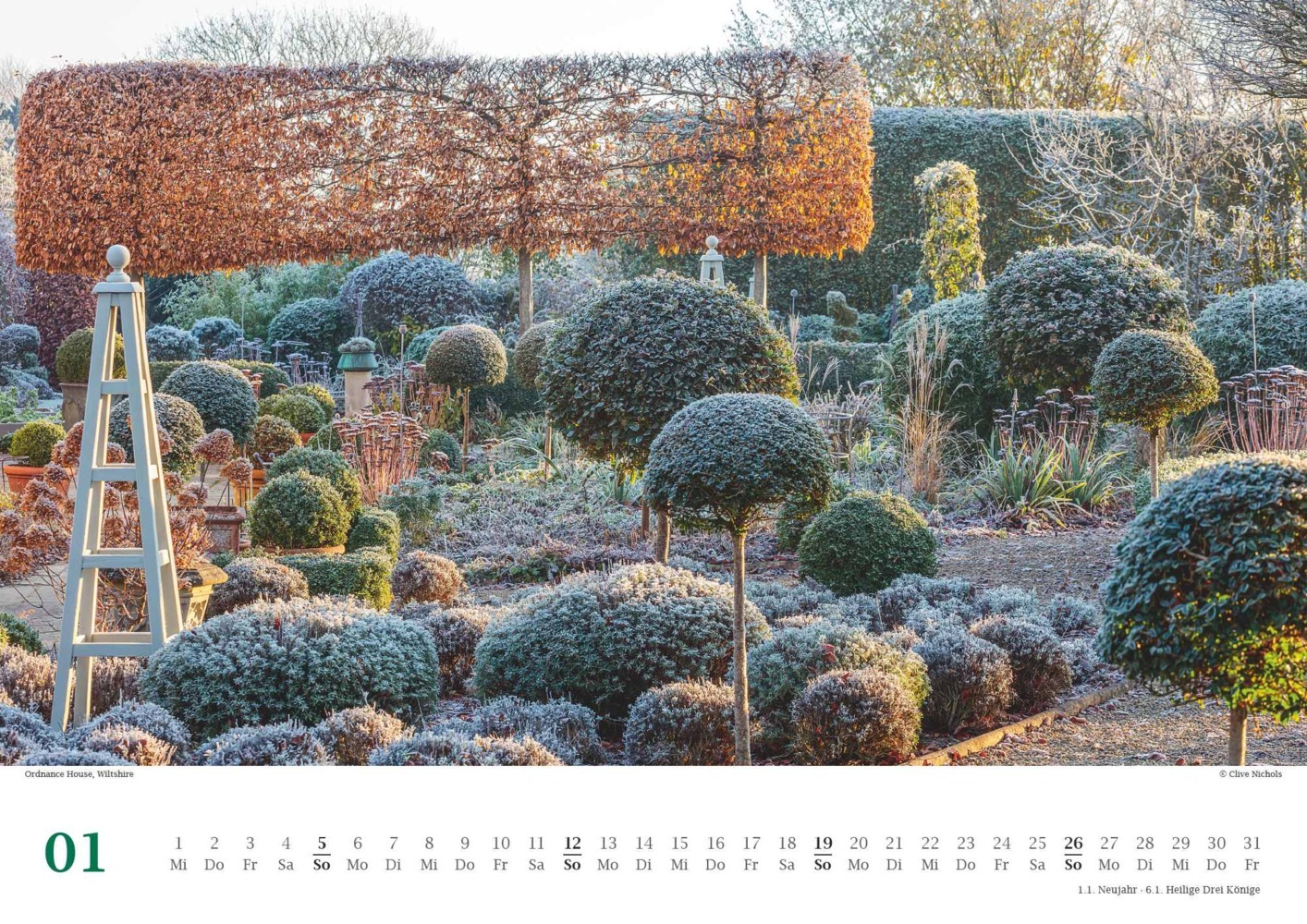 Bild: 4250809653617 | DUMONT - Traumhafte Gartenbeete 2025 Wandkalender, 42x29,7cm,...