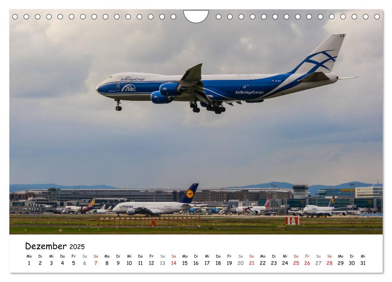 Bild: 9783435778812 | Airliners in Frankfurt (Wandkalender 2025 DIN A4 quer), CALVENDO...