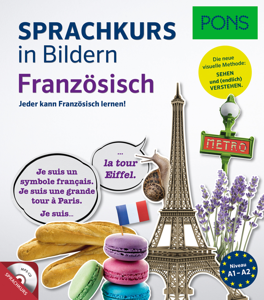 Cover: 9783125627727 | PONS Sprachkurs in Bildern Französisch, m. MP3-CD | Taschenbuch | 2016