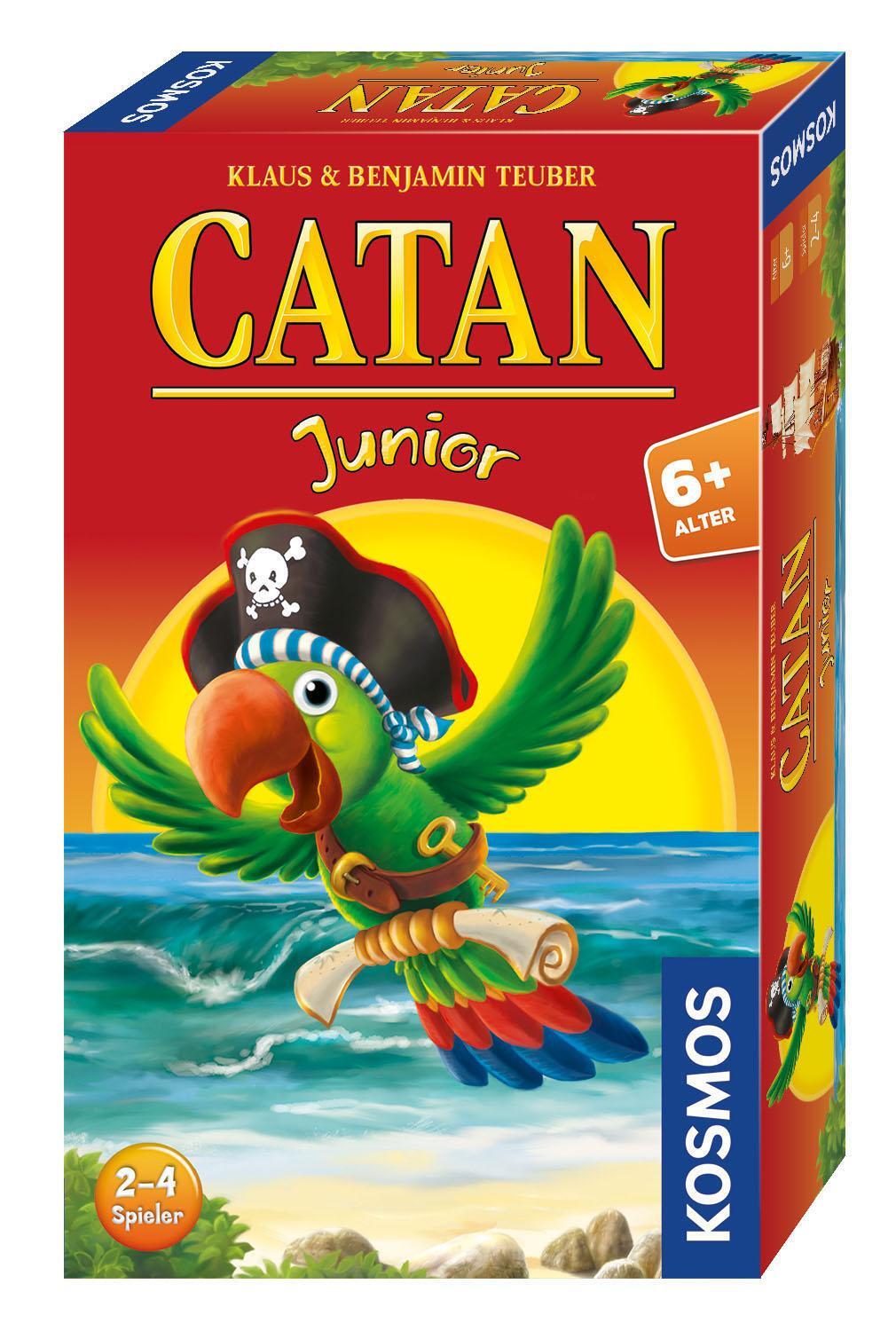 Cover: 4002051711474 | CATAN Junior Mitbringspiel | 2 - 4 Spieler | Klaus Teuber (u. a.)