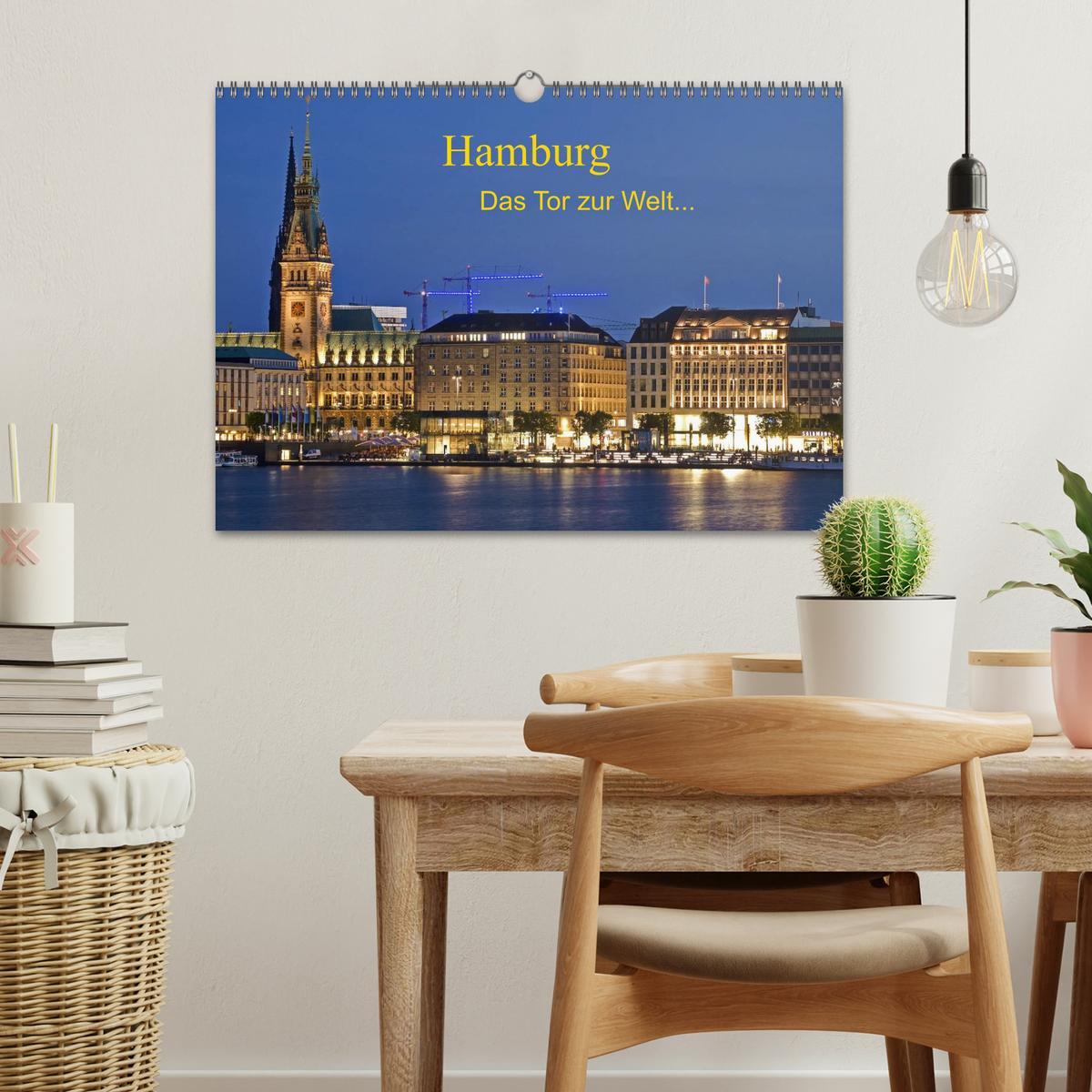 Bild: 9783435621781 | Hamburg . Das Tor zur Welt... (Wandkalender 2025 DIN A3 quer),...