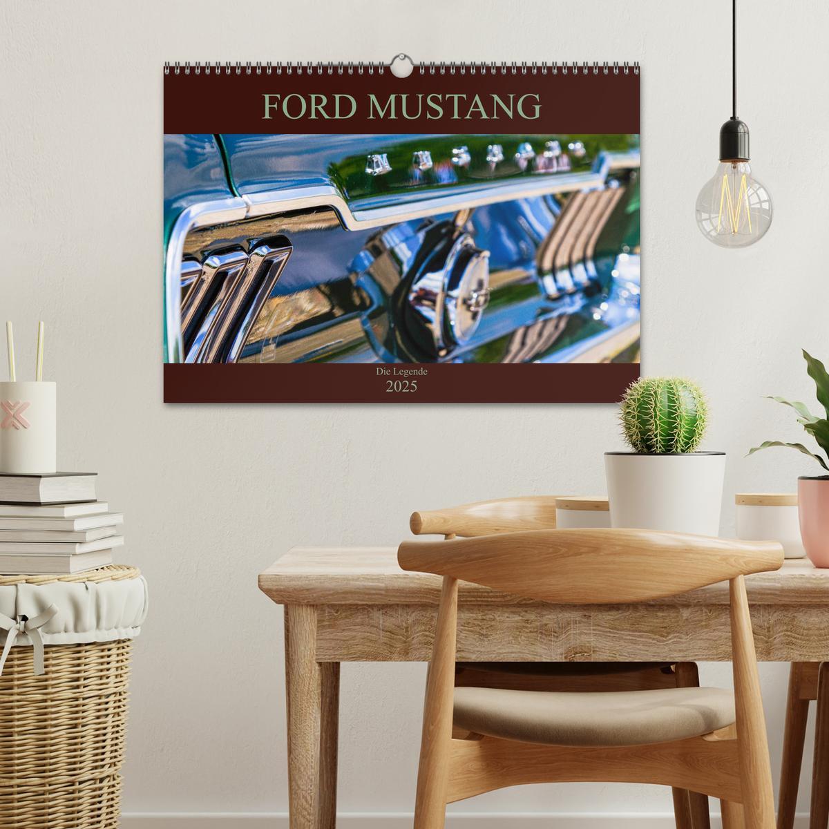 Bild: 9783435335152 | Ford Mustang - Die Legende (Wandkalender 2025 DIN A3 quer),...