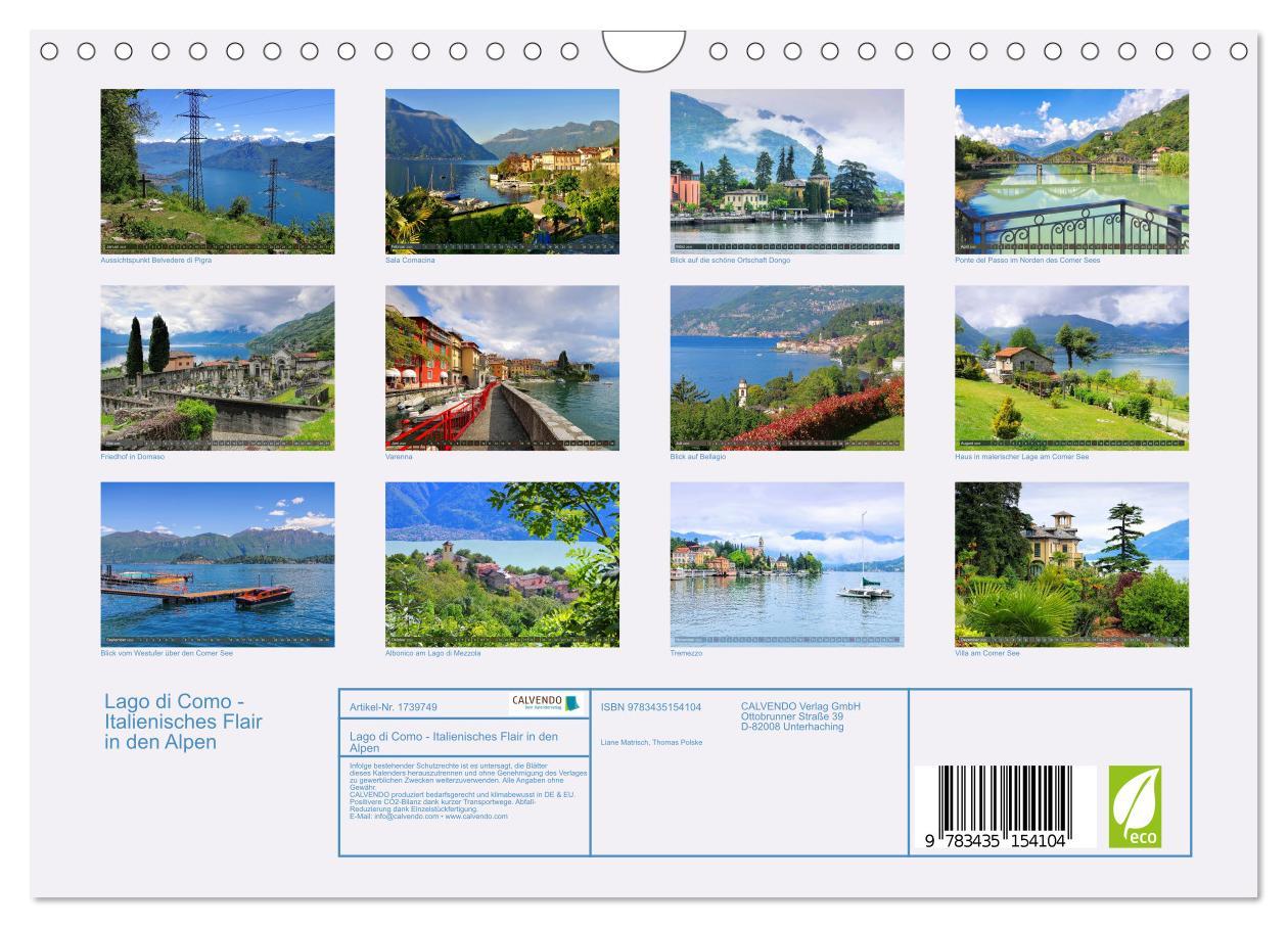 Bild: 9783435154104 | Lago di Como - Italienisches Flair in den Alpen (Wandkalender 2025...