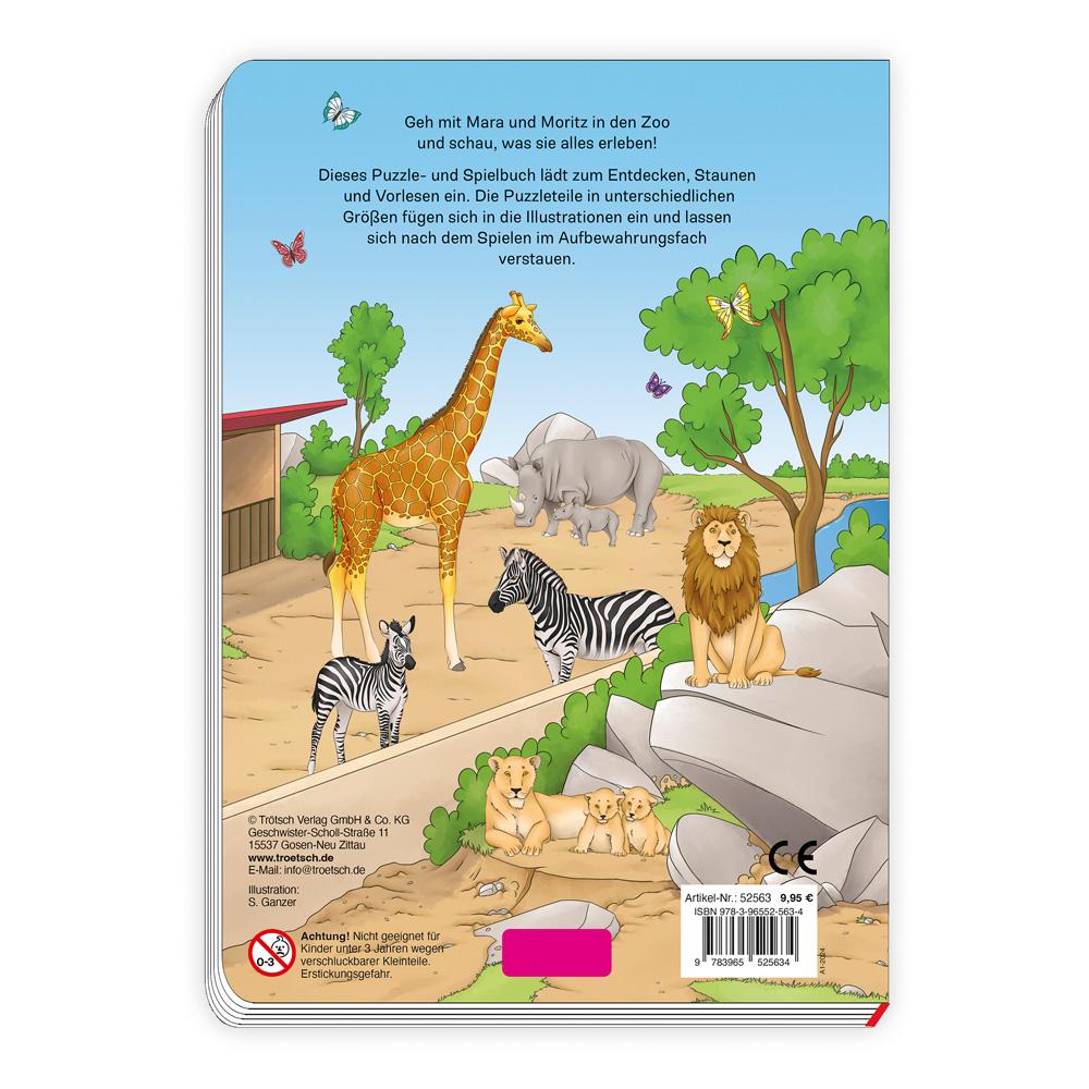 Bild: 9783965525634 | Trötsch Puzzlebuch Spielbuch Im Zoo | Trötsch Verlag GmbH &amp; Co. KG