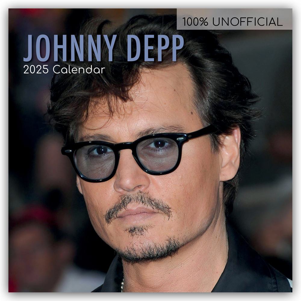 Cover: 9781835367735 | Johnny Depp 2025 - 16-Monatskalender | The Gifted Stationery Co. Ltd