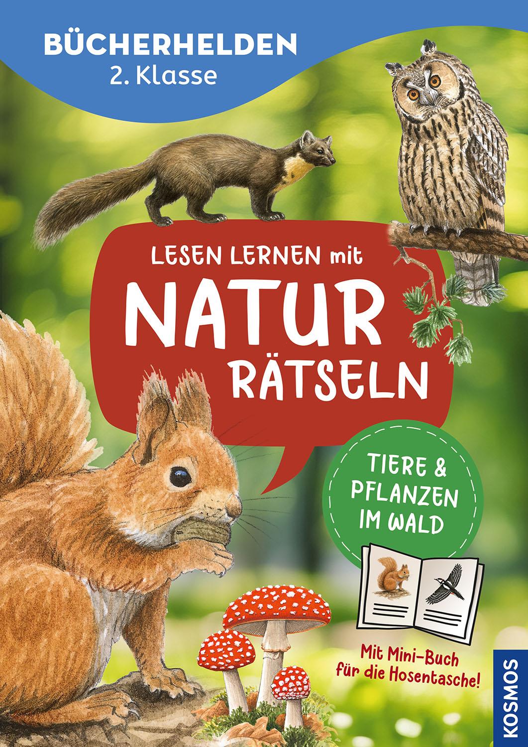 Cover: 9783440181690 | Lesen lernen mit Naturrätseln, Bücherhelden 2. Klasse, Tiere und...