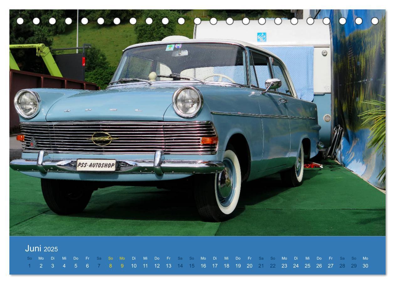 Bild: 9783435126446 | Opel Classics (Tischkalender 2025 DIN A5 quer), CALVENDO...