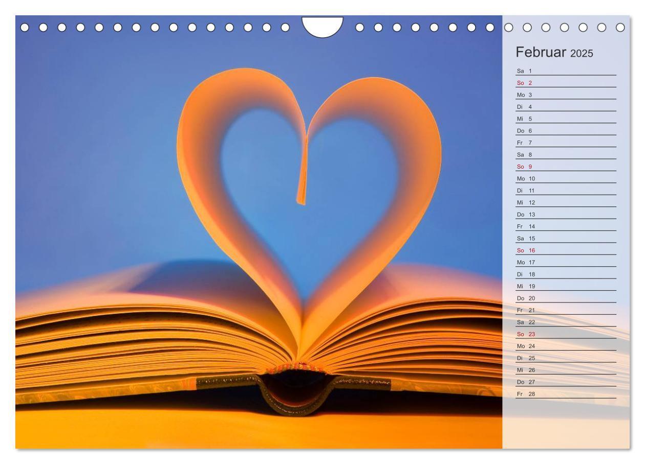 Bild: 9783435622108 | Tage von Herzen (Wandkalender 2025 DIN A4 quer), CALVENDO...