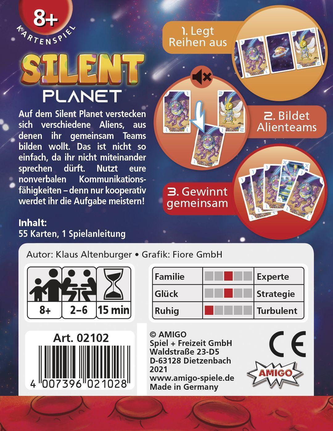 Bild: 4007396021028 | Silent Planet | AMIGO Spiel Freizeit | Spiel | Brettspiel | 02102