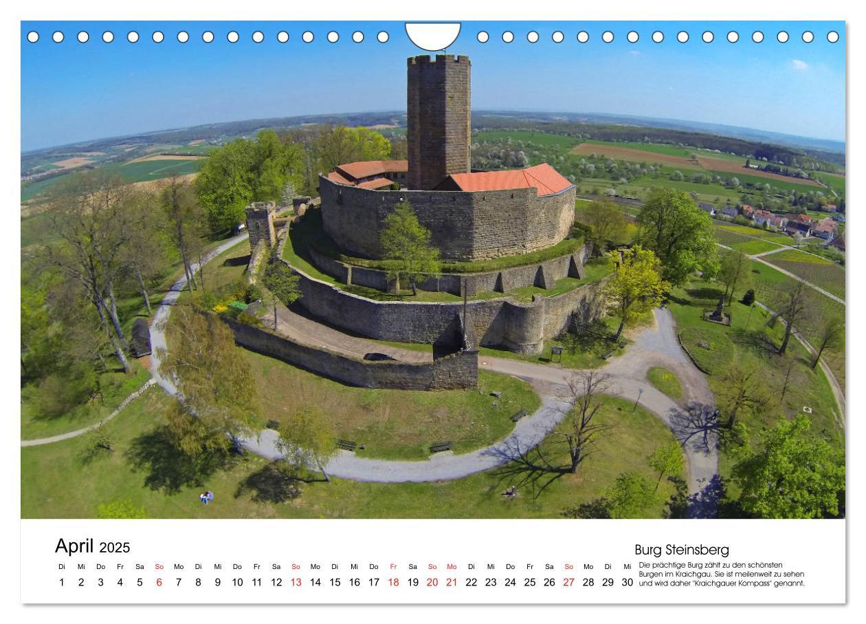 Bild: 9783435504787 | Deutschlands Burgen - Der Süden von oben (Wandkalender 2025 DIN A4...